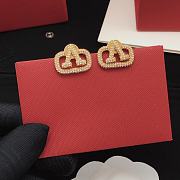 Fortok Valentino Earrings Studded With Diamonds VED0052 - 6