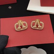 Fortok Valentino Earrings Studded With Diamonds VED0052 - 3