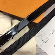 Fortok Louis Vuitton Reversible Buckle with Gold Letter & Crystal Floral Belt - 5