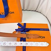 Fortok Louis Vuitton Circle Prime Reversible Belt White - 2
