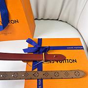 Fortok Louis Vuitton Circle Prime Reversible Belt Light Brown - 2