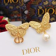 Fortok Dior Butterfly Earrings Gold DED0546 - 1