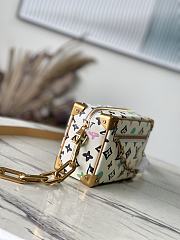 Fortok Louis Vuitton Mini Soft Trunk Monogram Craggy Coated Canvas M25132 18.5×13×8cm - 2