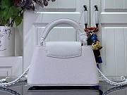 Fortok Louis Vuitton Capucines East-West Mini Bag White M23956 22x12x8cm - 5