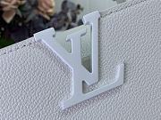 Fortok Louis Vuitton Capucines East-West Mini Bag White M23956 22x12x8cm - 6