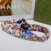 Fortok Gucci Invite and Flowers-print Silk Headband - 2