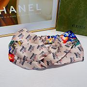 Fortok Gucci Invite and Flowers-print Silk Headband - 4