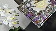 Fortok Dior Book Tote 4 Seasons Summer Sun Embroidery Ecru Multicolored 36x27.5x16.5cm - 5