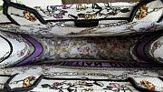 Fortok Dior Book Tote 4 Seasons Summer Sun Embroidery Ecru Multicolored 36x27.5x16.5cm - 3