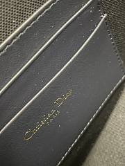 Fortok Dior Rodeo Saddle Pouch Blue Dior Oblique Jacquard Canvas 20x15x4cm  - 3