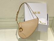 Fortok Dior Rodeo Saddle Pouch in Beige 20x15x4cm  - 1