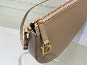 Fortok Dior Rodeo Saddle Pouch in Beige 20x15x4cm  - 4