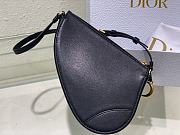 Fortok Dior Rodeo Saddle Pouch in Black 20x15x4cm - 3