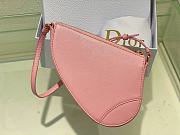 Fortok Dior Rodeo Saddle Pouch in Pink 20x15x4cm - 4