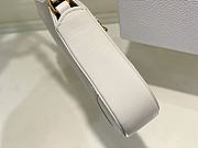 Fortok Dior Rodeo Saddle Pouch in White 20x15x4cm - 6