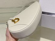 Fortok Dior Rodeo Saddle Pouch in White 20x15x4cm - 4