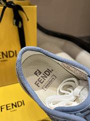 Fortok Fendi Domino Sneakers in Blue - 2