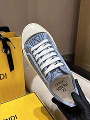 Fortok Fendi Domino Sneakers in Blue - 5