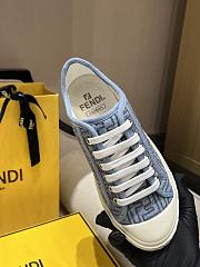 Fortok Fendi Domino Sneakers in Blue - 6