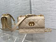 Fortok Dior Miss Caro Handbag in Beige 17.3×13×7.5cm - 1