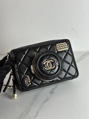 Fortok Chanel 24S Camera Bag Black 11.5x16x6cm - 1