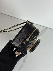 Fortok Chanel 24S Camera Bag Black 11.5x16x6cm - 6