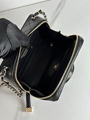 Fortok Chanel 24S Camera Bag Black 11.5x16x6cm - 4