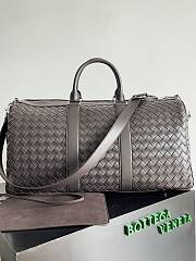 Fortok Bottega Veneta Medium Intrecciato Duffle Bag Fondant 50x27x24cm - 1