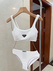 Fortok Prada White Swimsuit - 1