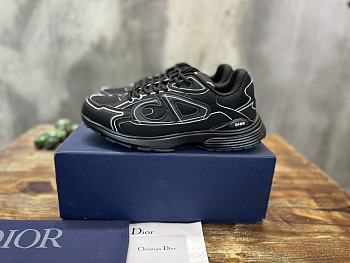 Fortok Dior B30 Sneakers Black Mesh and Technical Fabric