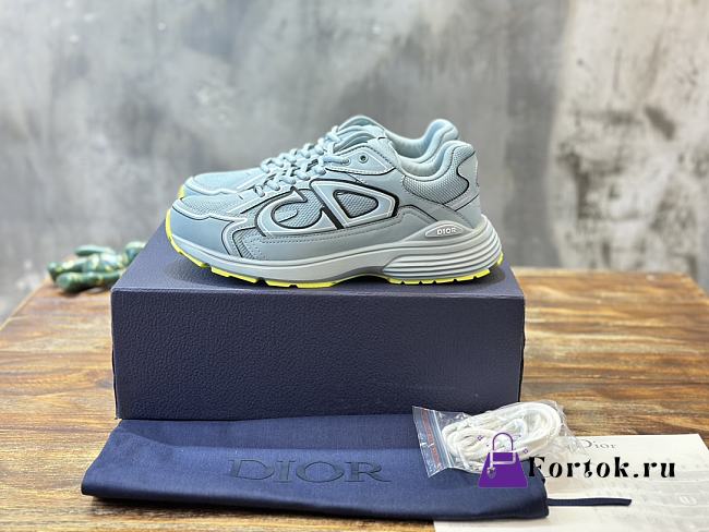 Fortok Dior B30 Sneaker Blue Mesh and Technical Fabric - 1