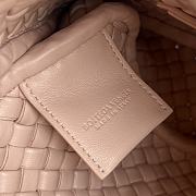 Fortok Bottega Veneta Mini Cobble Shoulder Bag Lotus 19x17x6cm - 5