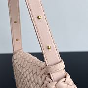 Fortok Bottega Veneta Mini Cobble Shoulder Bag Lotus 19x17x6cm - 4