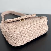 Fortok Bottega Veneta Mini Cobble Shoulder Bag Lotus 19x17x6cm - 3