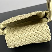 Fortok Bottega Veneta Mini Cobble Shoulder Bag Yellow 19x17x6cm - 5