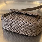 Fortok Bottega Veneta Mini Cobble Shoulder Bag Brown 19x17x6cm - 6