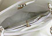 Fortok Chanel 31 HandBag in White 22x23x5.5cm - 3