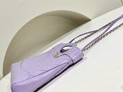 Fortok Chanel 31 HandBag in Purple 22x23x5.5cm - 3