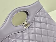 Fortok Chanel 31 HandBag in Purple 22x23x5.5cm - 2