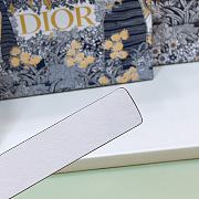 Fortok Dior 30 Montaigne Reversible Belt Black and White 2cm - 3