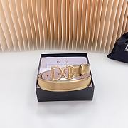 Fortok Dolce & Gabbana Reversible Belt Gold and Pink 3cm - 2