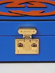Fortok Gucci Interlocking G Mini Bag Blue and Orange Leather 658230 17x10x5.5cm - 6