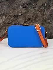 Fortok Gucci Interlocking G Mini Bag Blue and Orange Leather 658230 17x10x5.5cm - 3