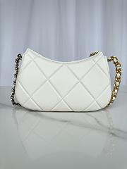 Fortok Chanel Hobo Bag in White AS3765 24x13.5x6cm - 5