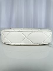 Fortok Chanel Hobo Bag in White AS3765 24x13.5x6cm - 2