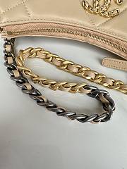Fortok Chanel Hobo Bag in Beige AS3765 24x13.5x6cm - 6