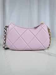 Fortok Chanel Hobo Bag in Pink AS3765 24x13.5x6cm - 6
