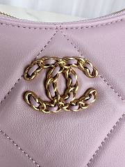 Fortok Chanel Hobo Bag in Pink AS3765 24x13.5x6cm - 3