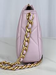 Fortok Chanel Hobo Bag in Pink AS3765 24x13.5x6cm - 2