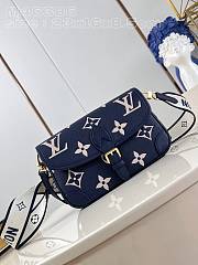 Fortok Louis Vuitton Diane Handbag Dark Blue M46386 24x15x9cm - 1
